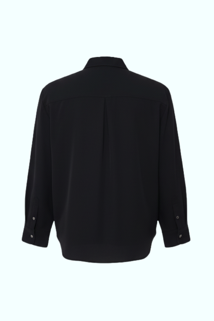 ROGER overshirt in black