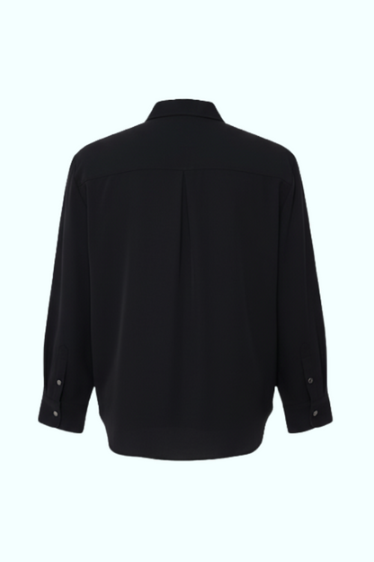 ROGER overshirt in black