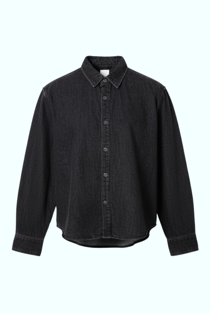 SUZY shirt in washed black