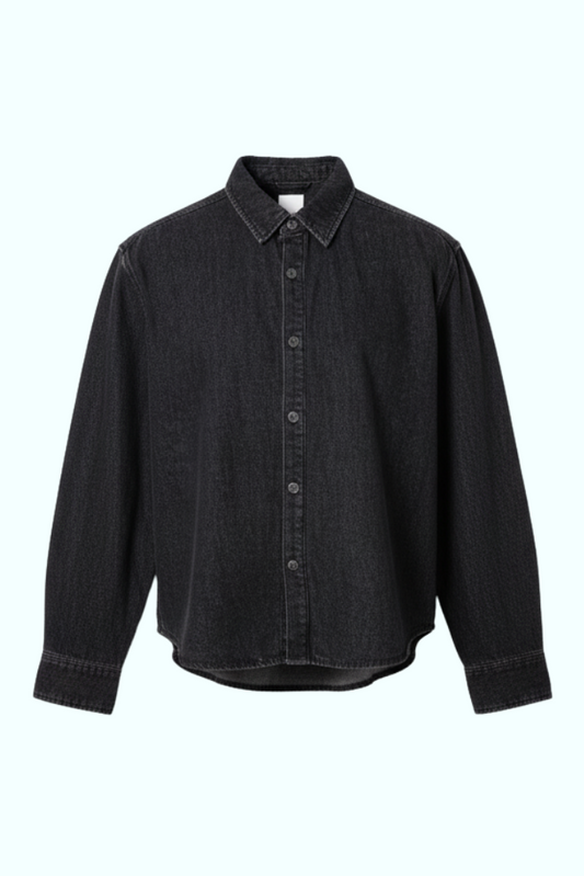 SUZY shirt in washed black