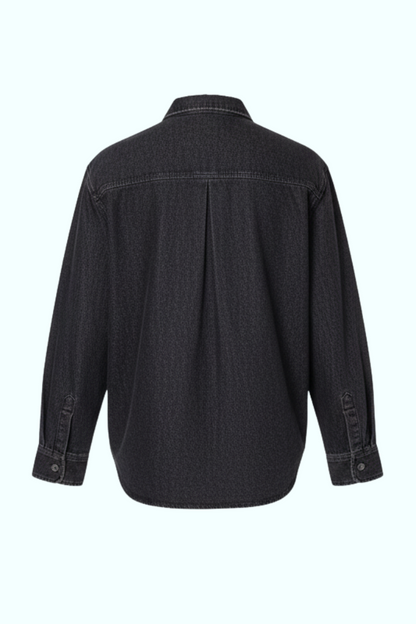 SUZY shirt in washed black