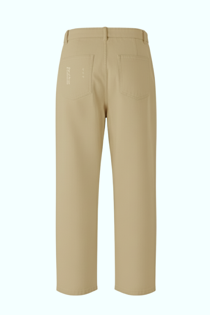 SOUVENIR belted wide leg trouser in tan