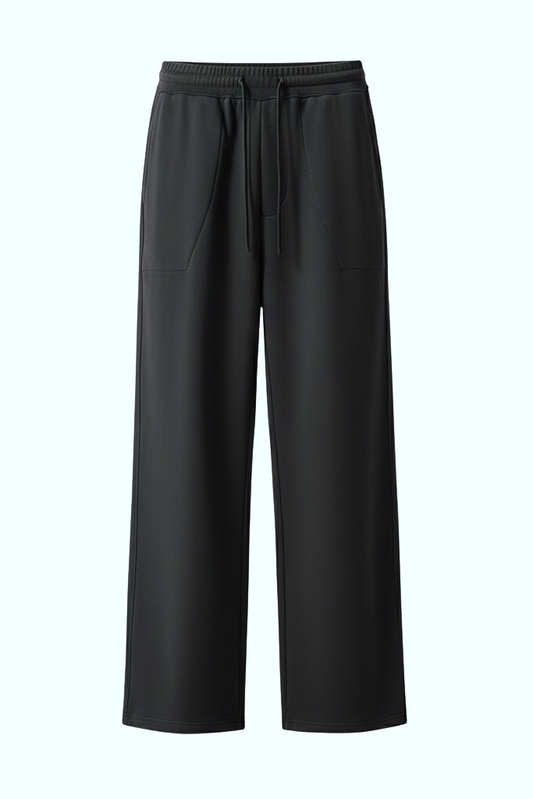 SOUVENIR washed sweatpant in black