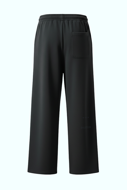 SOUVENIR washed sweatpant in black