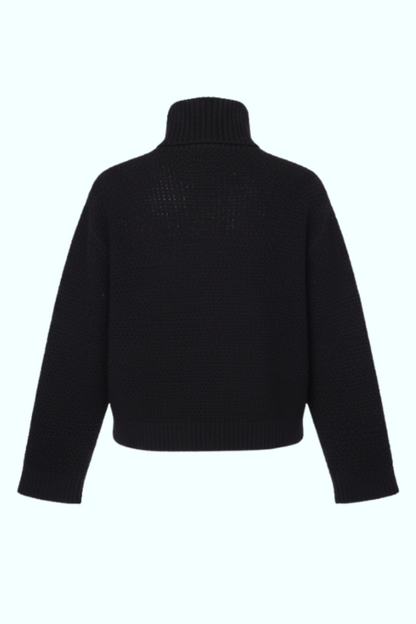 JACKIE knit full zip in black
