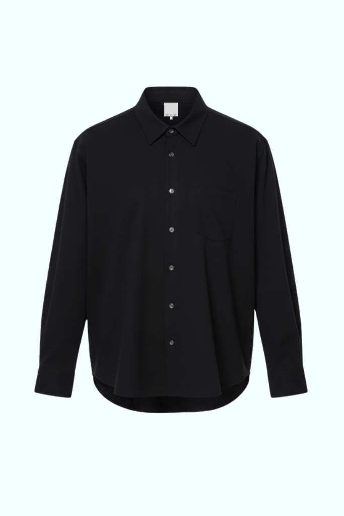 ROGER overshirt in black