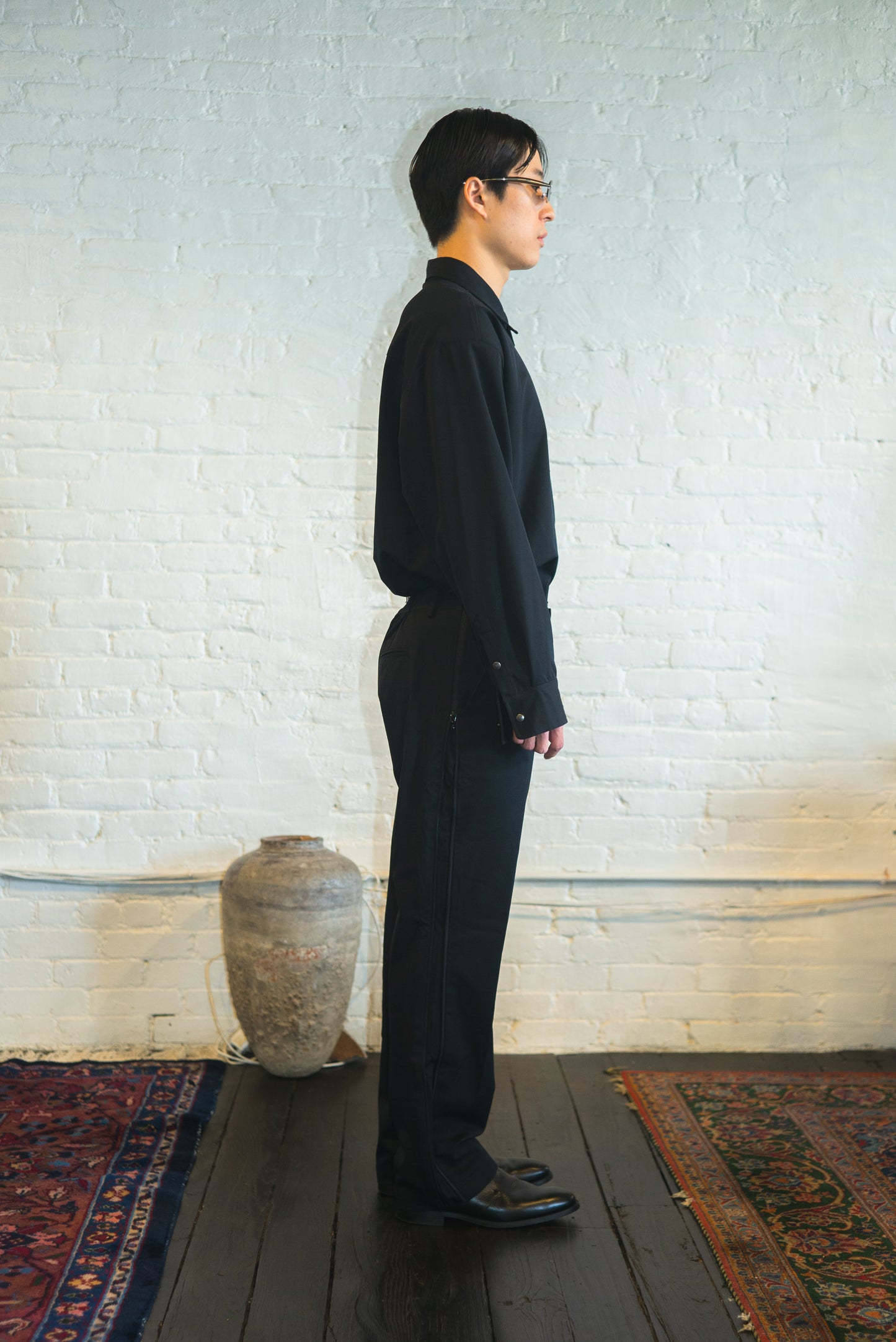 ROGER trouser in black