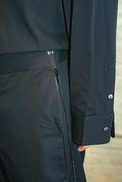 ROGER overshirt in black