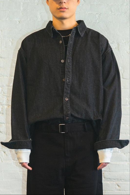 SUZY shirt in washed black
