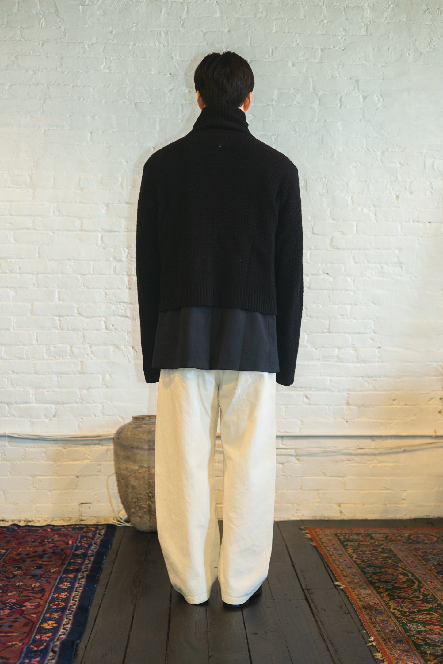 JACKIE knit full zip in black