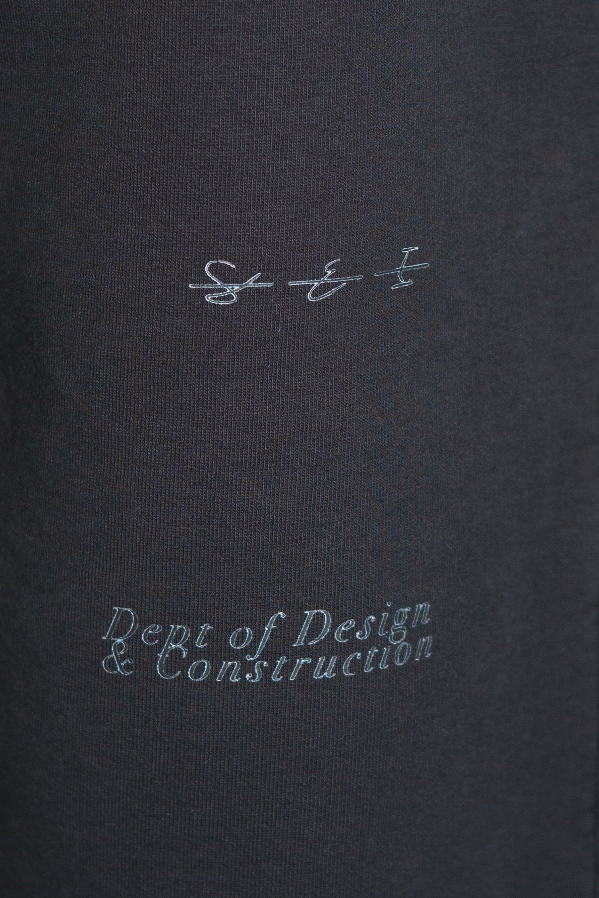 SOUVENIR washed sweatpant in black